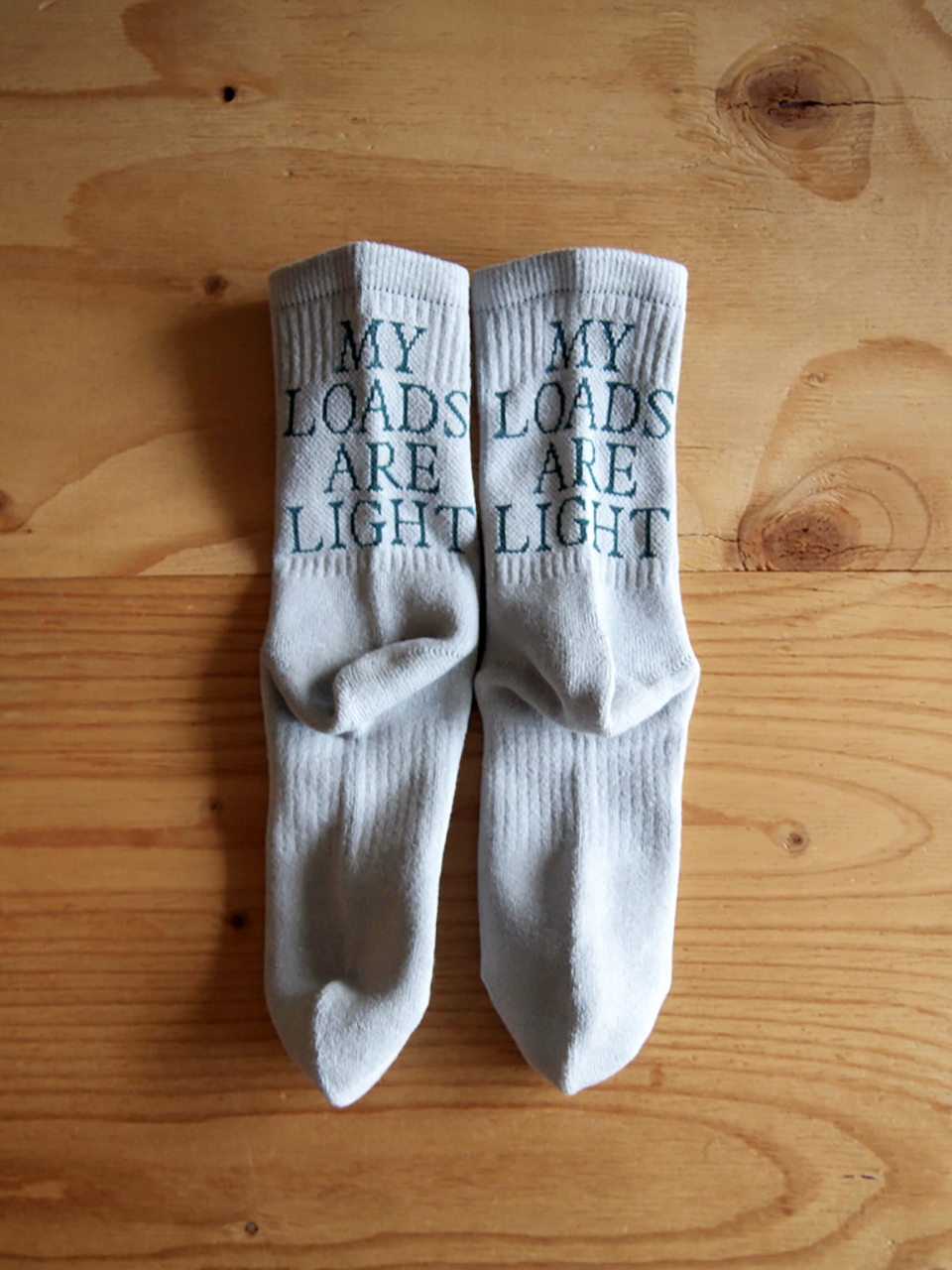 MY LOADS ARE LIGHT, New socks – notwonderstore