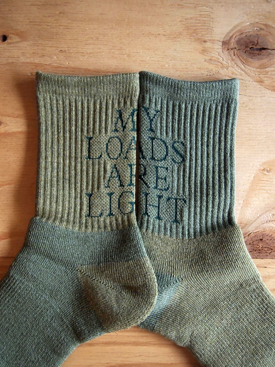 MY LOADS ARE LIGHT, TEXT : MERINO WOOL – notwonderstore